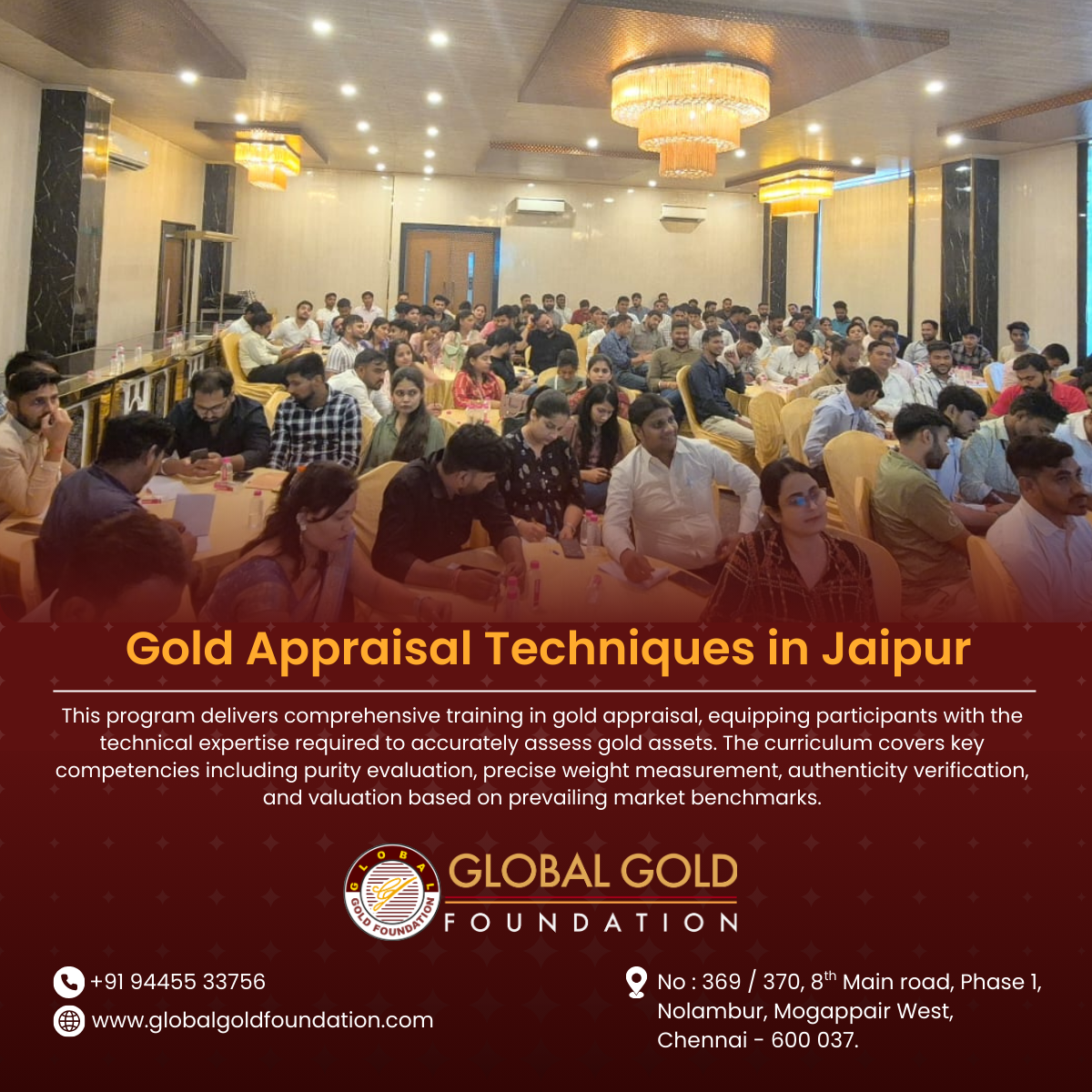 The MSME–CFTI Certified Gold Appraisal Training Program conducted in Jaipur